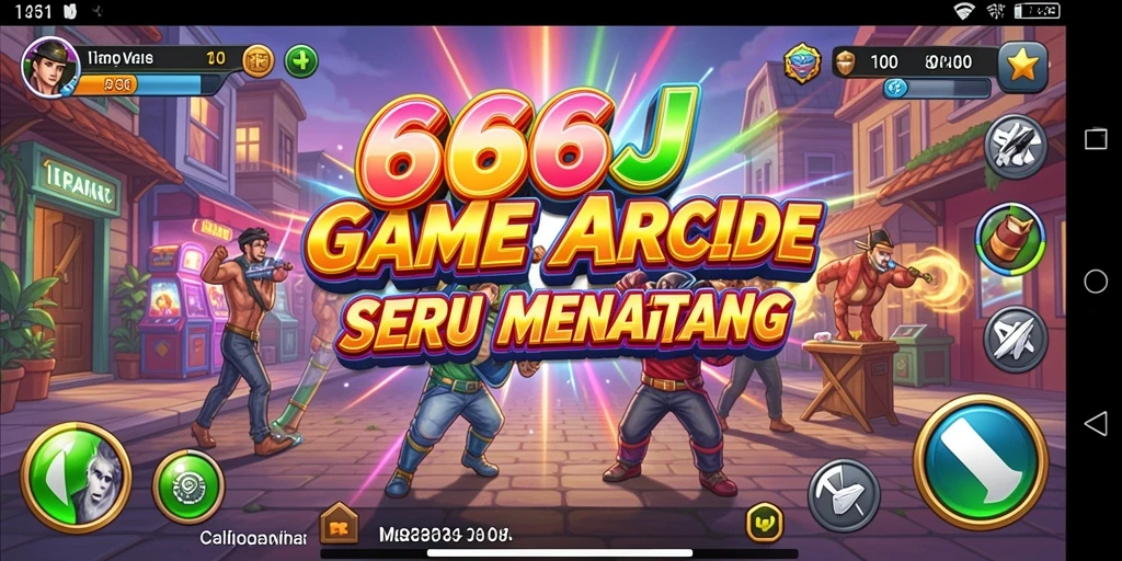 Tampilan gameplay <strong>666J</strong> yang seru dan menantang.