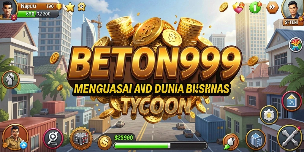 Screenshot BETON999 menampilkan fitur manajemen bisnis yang mendalam.