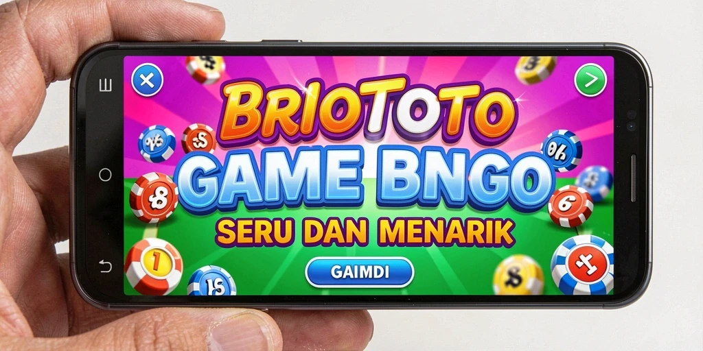 Tampilan gameplay BRIOTOTO dengan tema Bingo yang menarik.