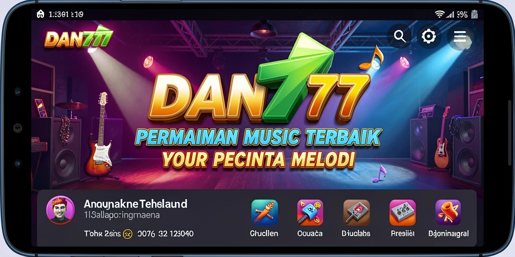Screenshot gameplay DAN777 menampilkan keseruan bermain musik.