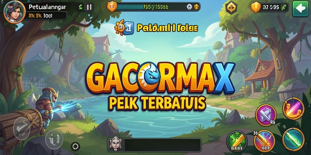 Tampilan gameplay GACORMAX yang menarik dan penuh warna.