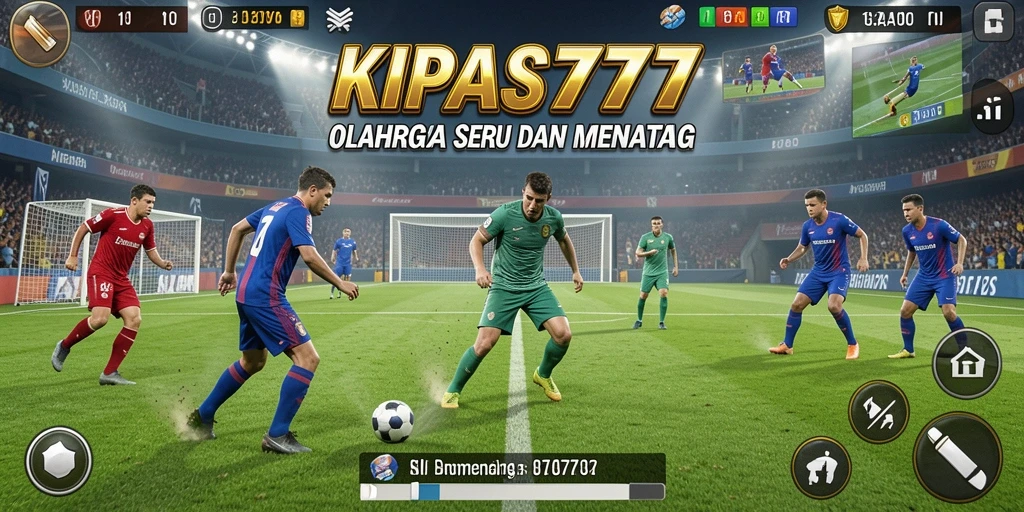 Tampilan gameplay KIPAS777 yang menampilkan aksi olahraga yang seru.
