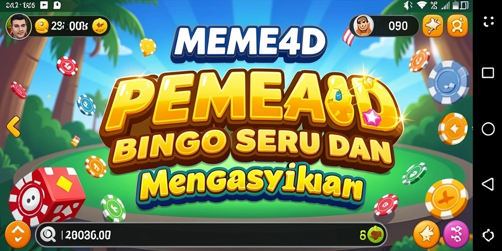 Screenshot permainan Bingo dengan antarmuka grafis yang menawan.