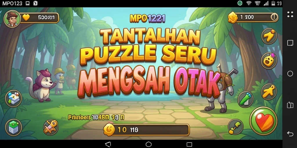 Tampilan gameplay seru dari MPO1221 yang menantang.