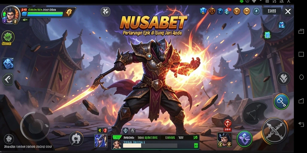 Tampilan pertarungan epik di <strong>NUSABET</strong> yang penuh aksi.