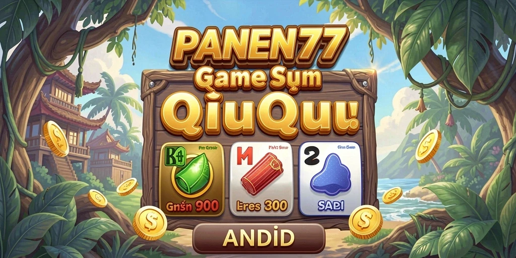 Tampilan menarik dari gameplay QiuQiu PANEN77.