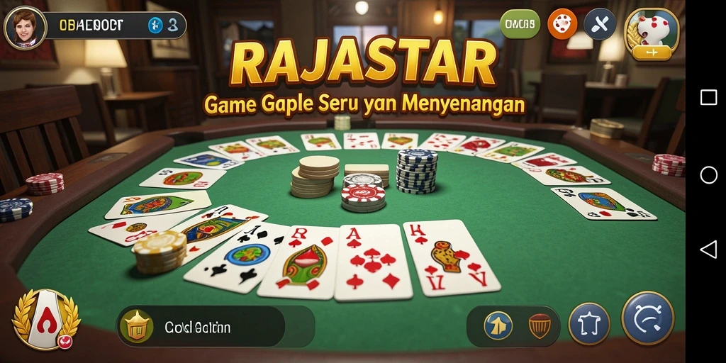 Tampilan gameplay Gaple yang menarik dan interaktif.