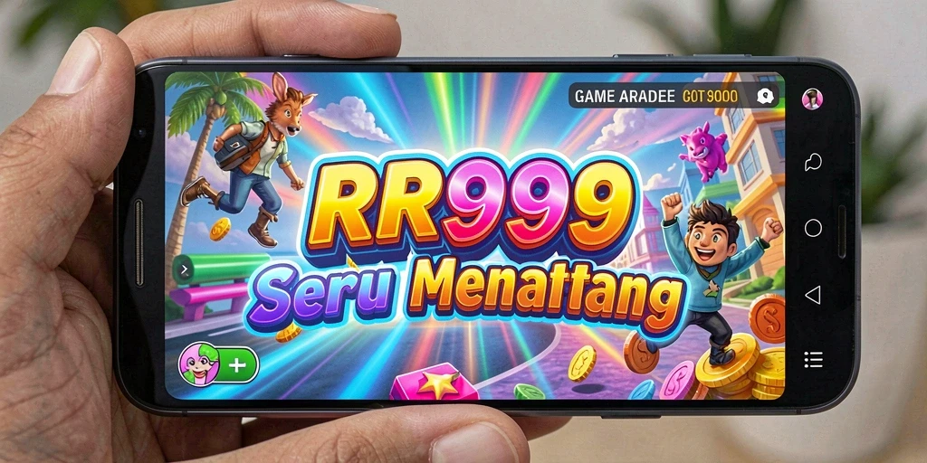 Tampilan gameplay RR999 yang seru dan penuh warna.