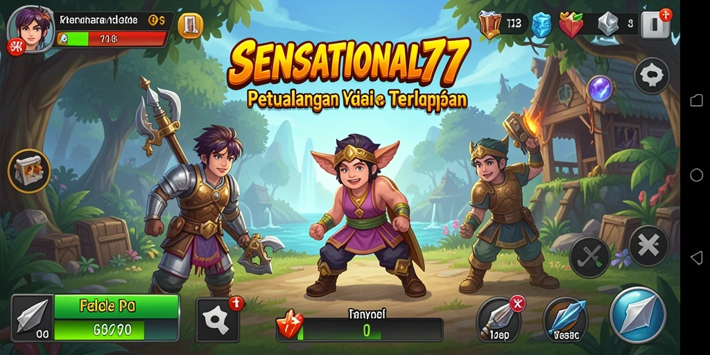 Tampilan gameplay SENSATIONAL77 yang seru dan mengasyikkan.