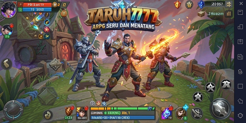 Tampilan gameplay TARUH777 yang penuh aksi dan petualangan.