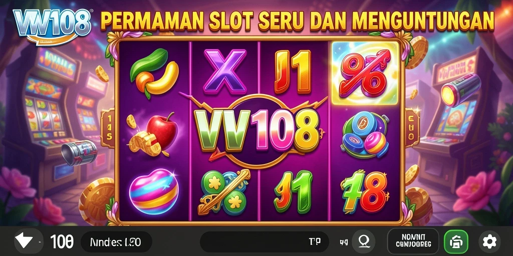 Tampilan gameplay VW108 yang menarik dan penuh warna.