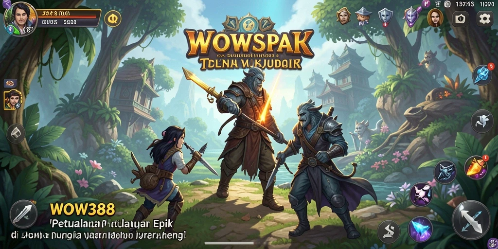 Tampilan exciting dari gameplay petualangan WOW388 yang menakjubkan.